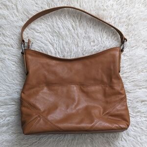 Tan Leather Shoulder Hobo Handbag Purse by Sorial